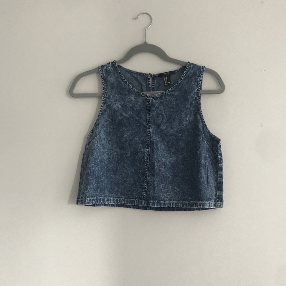 Acid Wash Crop Top